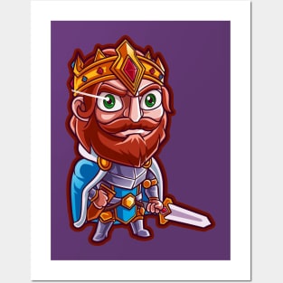 King Arthur Need cartoon mascot like this Posters and Art